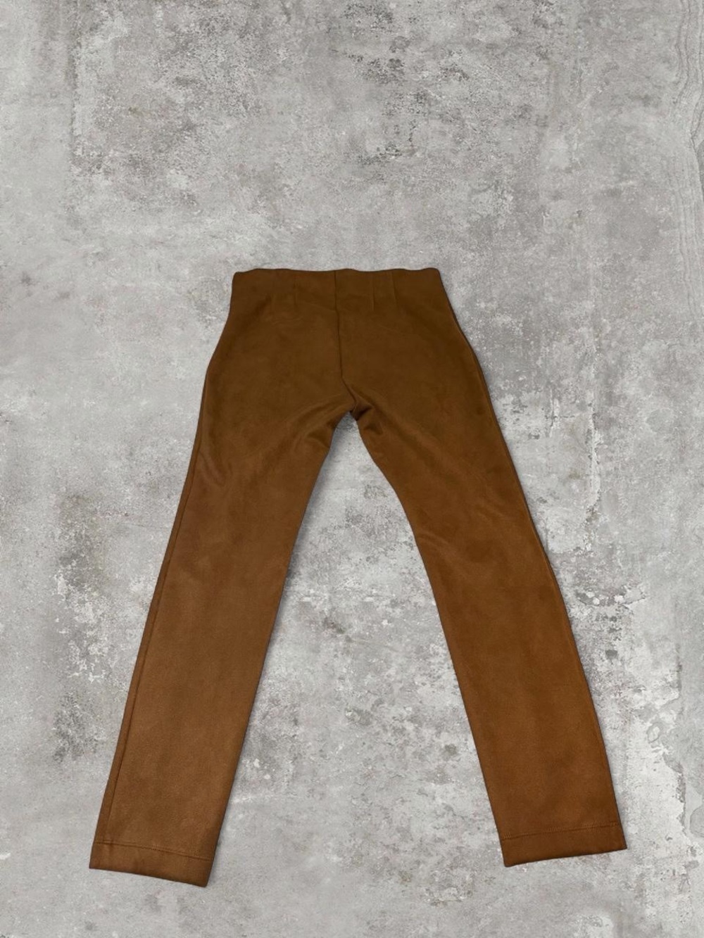 LOFT Chestnut Brown Tailored Straight-Leg Pants - Picture 2 of 5